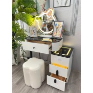 Bàn Trang Điểm Gương Đèn Led Nhập Khẩu -NK04  Bàn Trang Điểm Gương Đèn Led Nhập Khẩu -NK04